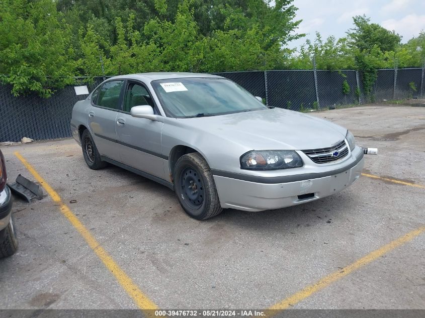 2003 Chevrolet Impala VIN: 2G1WF52E239347489 Lot: 39476732