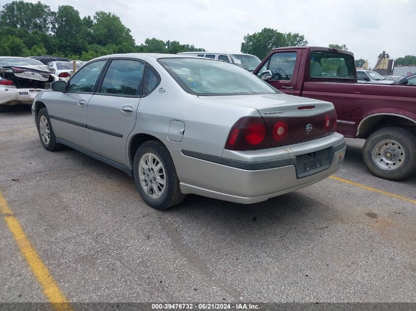 2003 Chevrolet Impala VIN: 2G1WF52E239347489 Lot: 39476732