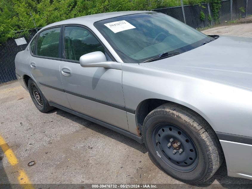 2003 Chevrolet Impala VIN: 2G1WF52E239347489 Lot: 39476732