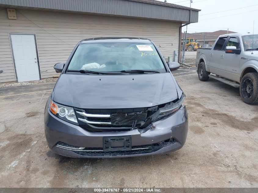 2014 Honda Odyssey Ex-L VIN: 5FNRL5H6XEB091730 Lot: 39476767
