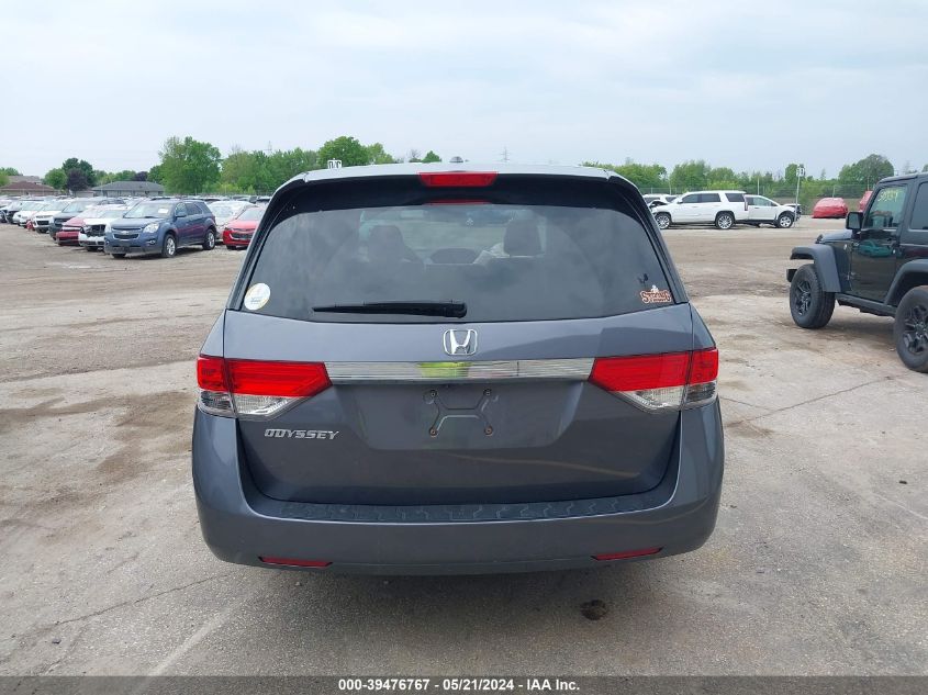 2014 Honda Odyssey Ex-L VIN: 5FNRL5H6XEB091730 Lot: 39476767