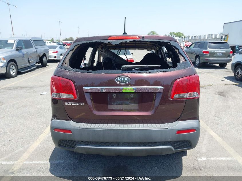 2013 Kia Sorento Lx VIN: 5XYKT3A11DG334420 Lot: 39476779