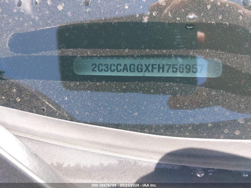 2015 Chrysler 300 300S VIN: 2C3CCAGGXFH756957 Lot: 39476789