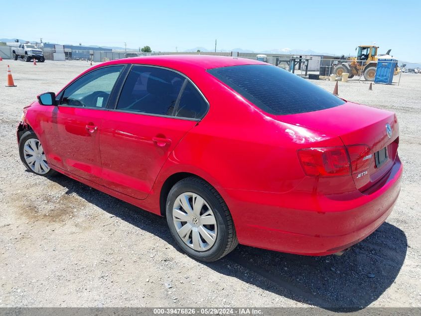 2011 Volkswagen Jetta 2.5L Se VIN: 3VWDZ7AJ5BM389559 Lot: 39476826