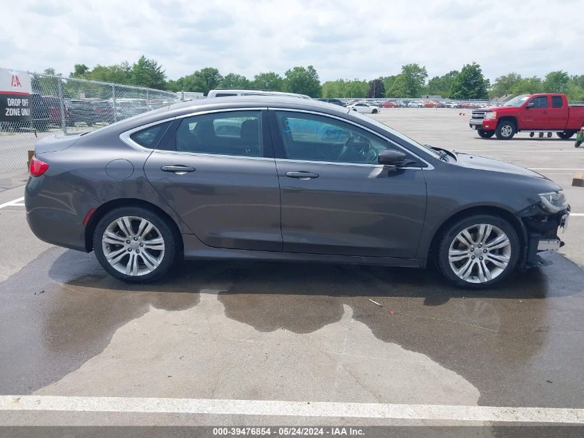 2015 Chrysler 200 Limited VIN: 1C3CCCAB3FN564053 Lot: 39476854