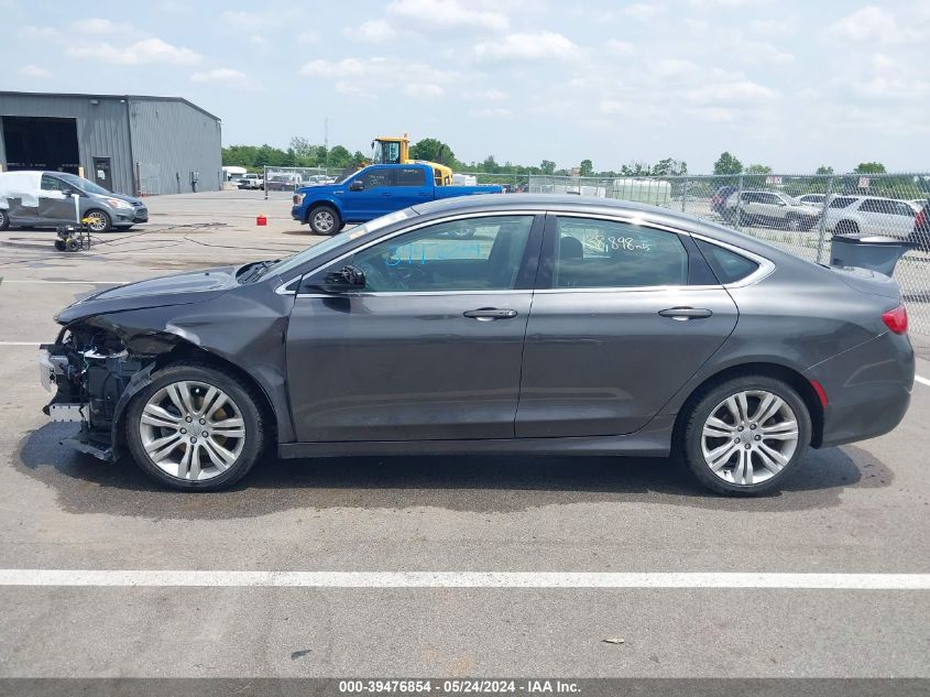 2015 Chrysler 200 Limited VIN: 1C3CCCAB3FN564053 Lot: 39476854