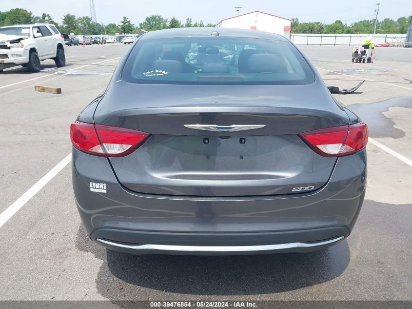 2015 Chrysler 200 Limited VIN: 1C3CCCAB3FN564053 Lot: 39476854