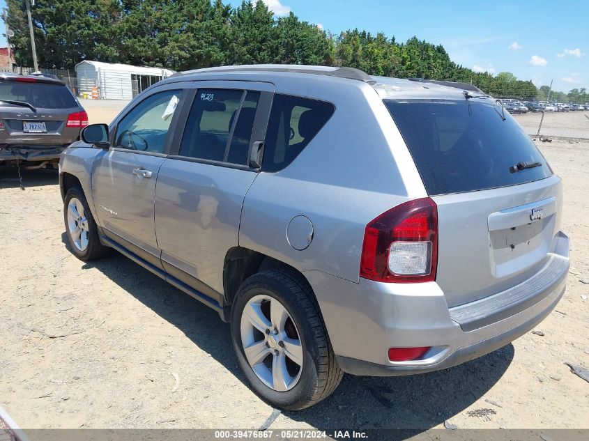 2016 Jeep Compass Sport VIN: 1C4NJCBA7GD705584 Lot: 39476867