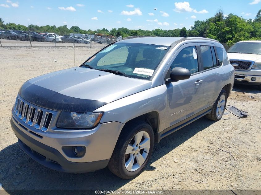 2016 Jeep Compass Sport VIN: 1C4NJCBA7GD705584 Lot: 39476867