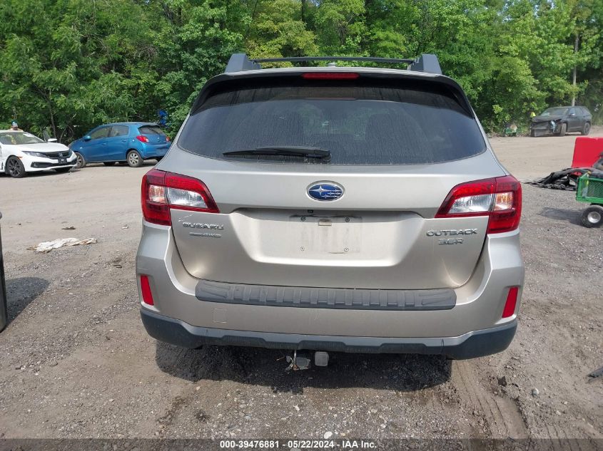 2015 Subaru Outback 3.6R Limited VIN: 4S4BSENC0F3357684 Lot: 39476881