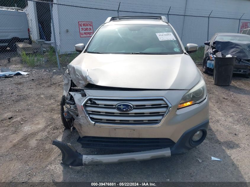 2015 Subaru Outback 3.6R Limited VIN: 4S4BSENC0F3357684 Lot: 39476881