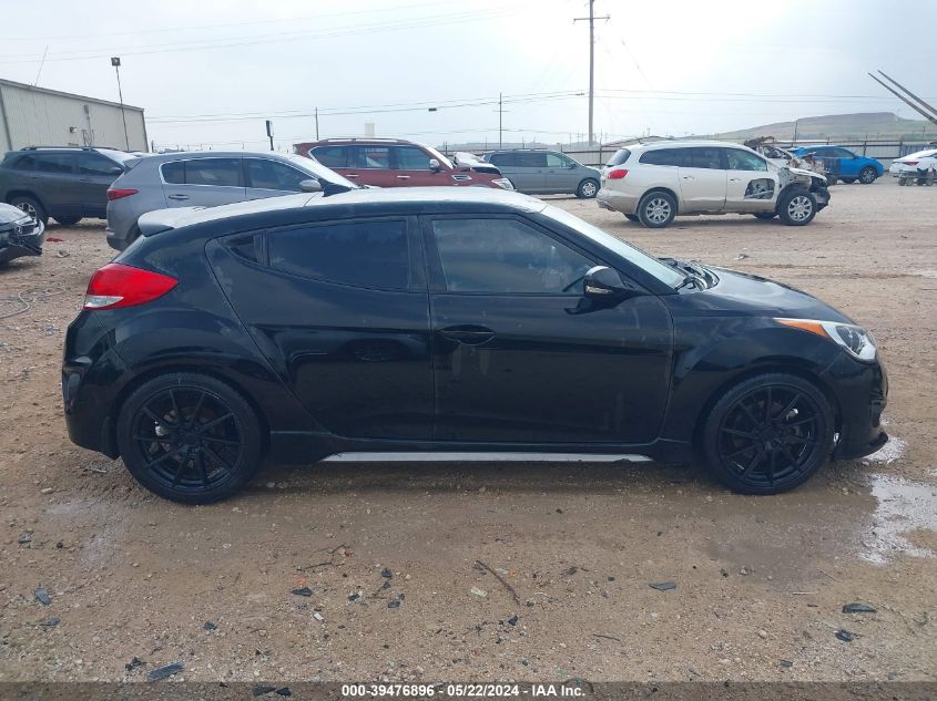 2016 Hyundai Veloster Turbo VIN: KMHTC6AE6GU279325 Lot: 39476896