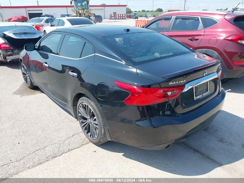 2016 Nissan Maxima 3.5 Platinum VIN: 1N4AA6AP1GC431204 Lot: 39476900