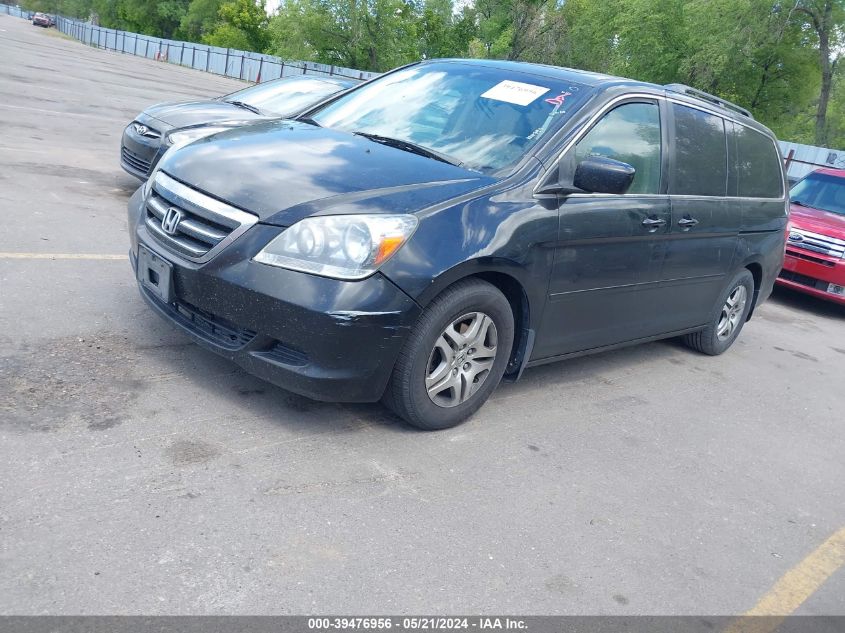 2007 Honda Odyssey Ex-L VIN: 5FNRL38777B124795 Lot: 39476956