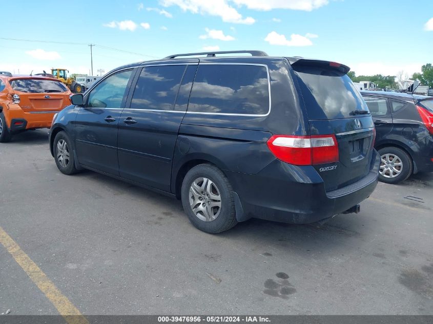 2007 Honda Odyssey Ex-L VIN: 5FNRL38777B124795 Lot: 39476956