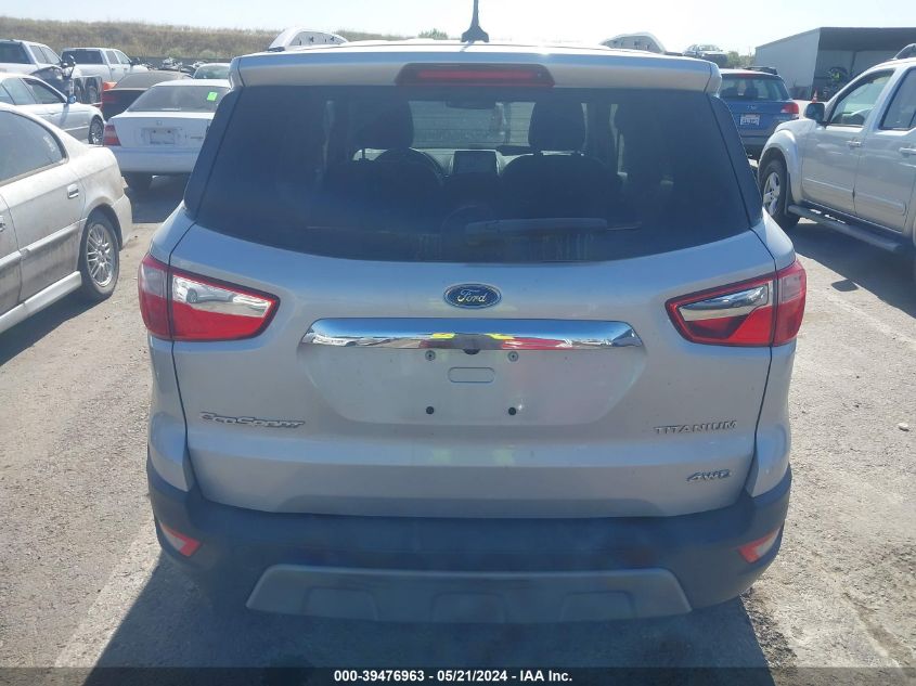 2018 Ford Ecosport Titanium VIN: MAJ6P1WL4JC216551 Lot: 39476963