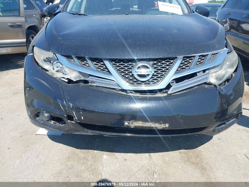 2014 Nissan Murano Sl VIN: JN8AZ1MW9EW508510 Lot: 39476979