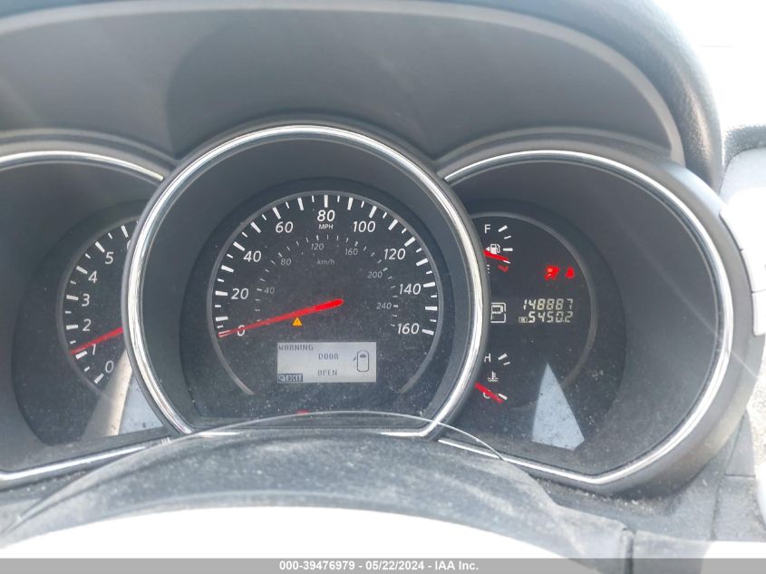 2014 Nissan Murano Sl VIN: JN8AZ1MW9EW508510 Lot: 39476979