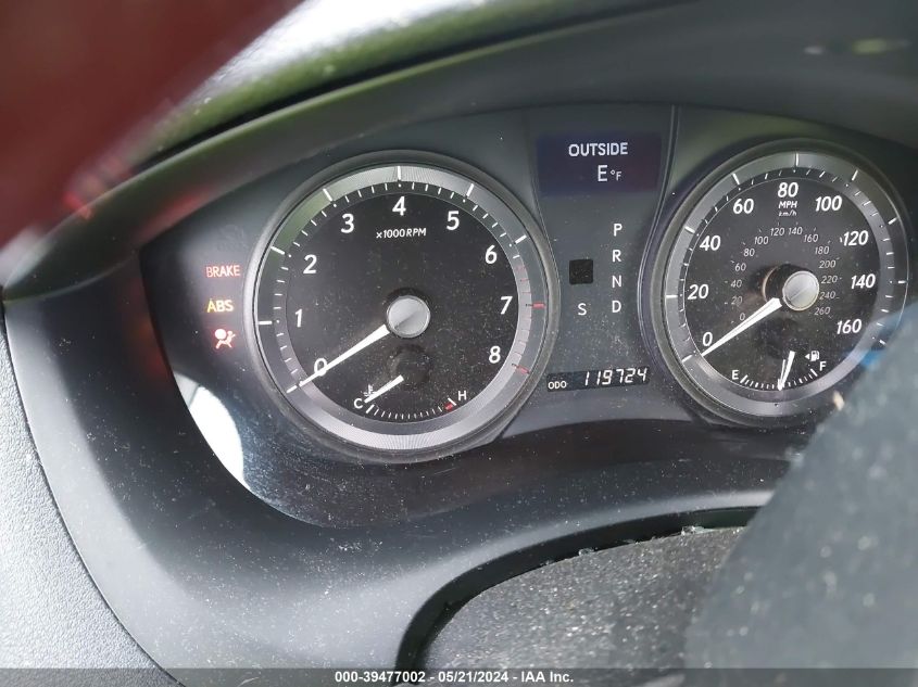 2009 Lexus Es 350 VIN: JTHBJ46G492309892 Lot: 39477002