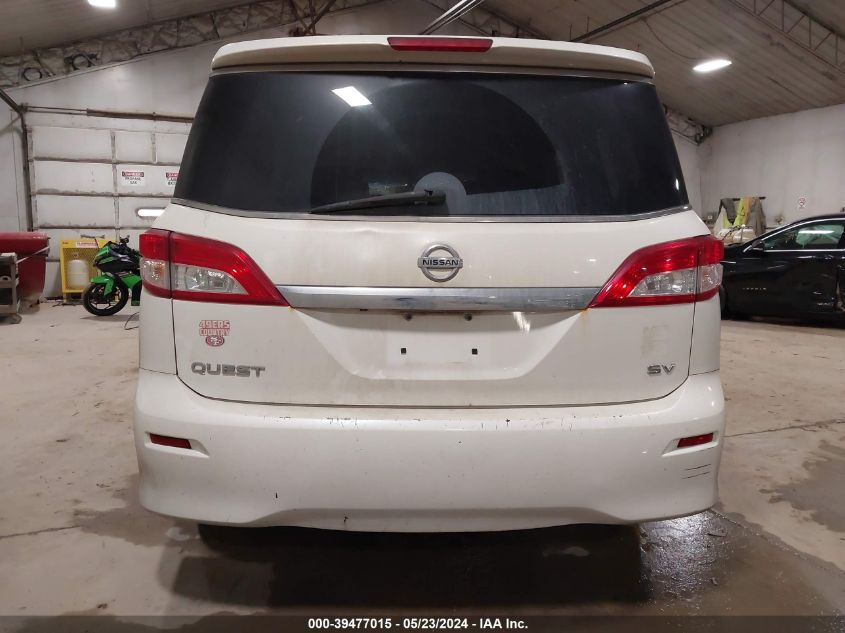 2017 Nissan Quest Sv VIN: JN8AE2KPXH9169224 Lot: 39477015