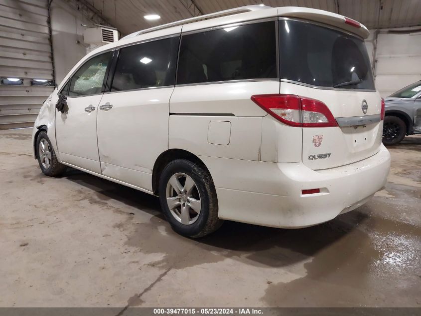 2017 Nissan Quest Sv VIN: JN8AE2KPXH9169224 Lot: 39477015