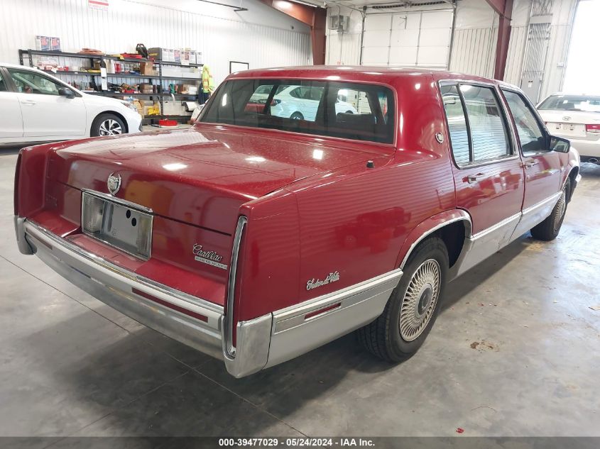 1992 Cadillac Deville VIN: 1G6CD53B9N4229873 Lot: 39477029