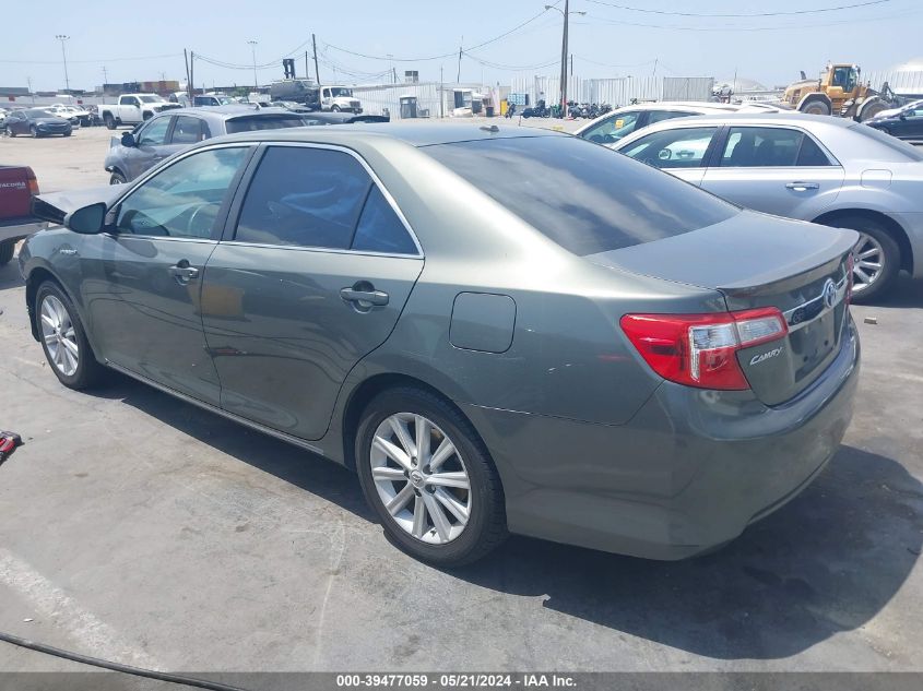 2012 Toyota Camry Hybrid Xle VIN: 4T1BD1FK1CU030 Lot: 39477059