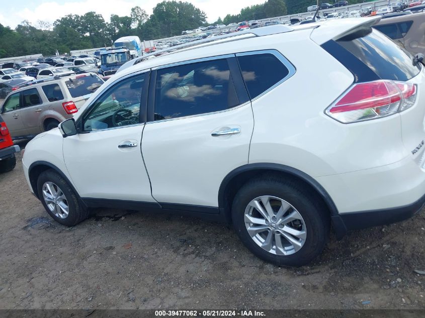 2016 Nissan Rogue Sv VIN: KNMAT2MT9GP676993 Lot: 39477062