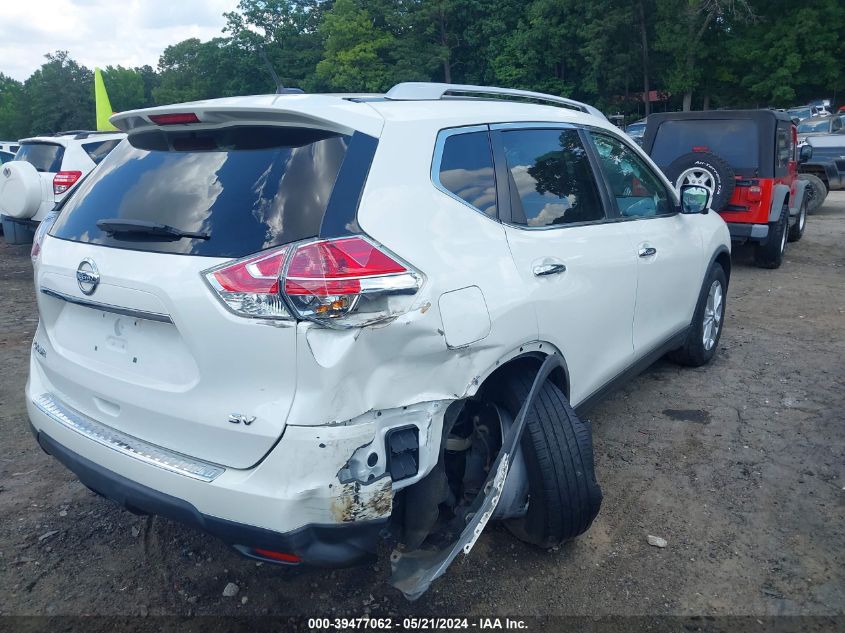 2016 Nissan Rogue Sv VIN: KNMAT2MT9GP676993 Lot: 39477062