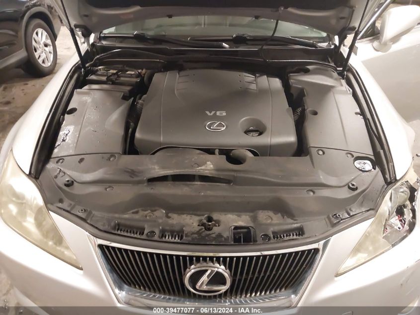 2008 Lexus Is 250 VIN: JTHCK262285017634 Lot: 39477077