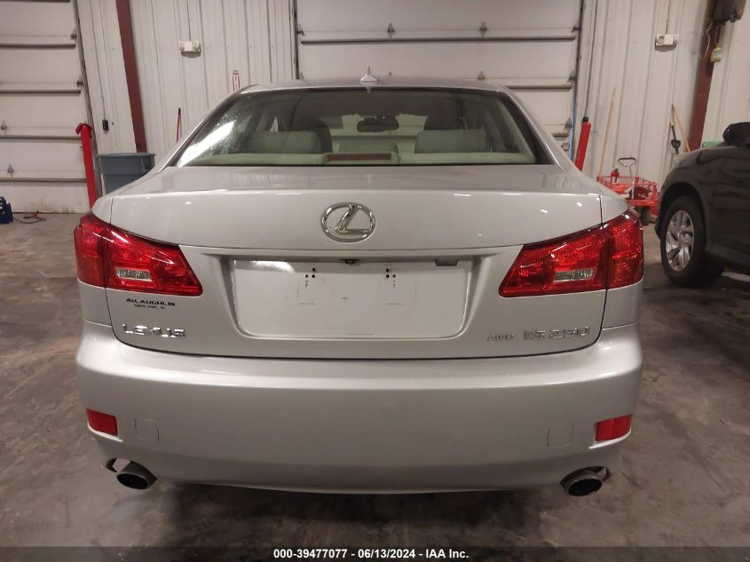2008 Lexus Is 250 VIN: JTHCK262285017634 Lot: 39477077