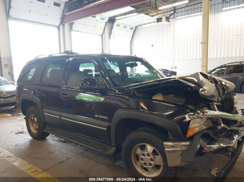 2002 Chevrolet Tahoe Lt VIN: 1GNEK13Z92R199362 Lot: 39477088