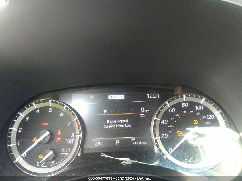 2022 Toyota Highlander Xse VIN: 5TDLZRBH1NS197114 Lot: 39477093