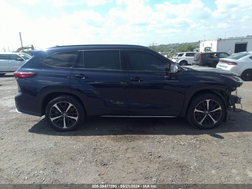 2022 Toyota Highlander Xse VIN: 5TDLZRBH1NS197114 Lot: 39477093