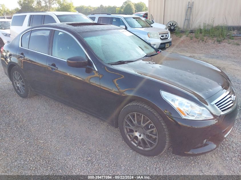 2013 Infiniti G37X VIN: JN1CV6AR7DM352735 Lot: 39477094