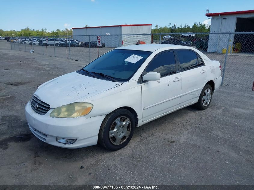 2003 Toyota Corolla Le VIN: JTDBR32E530047991 Lot: 39477105