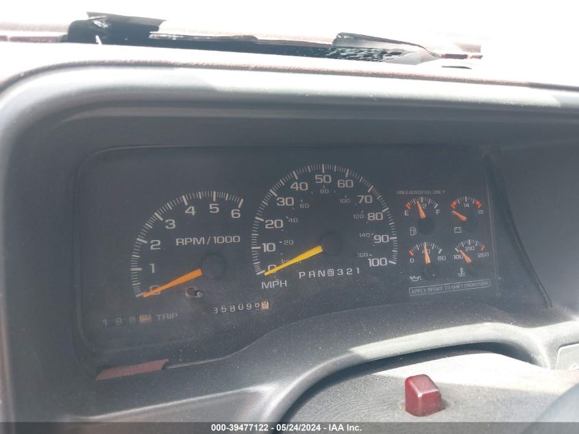 1998 GMC Sierra 1500 Sl Wideside VIN: 1GTEK19R2WR501175 Lot: 39477122