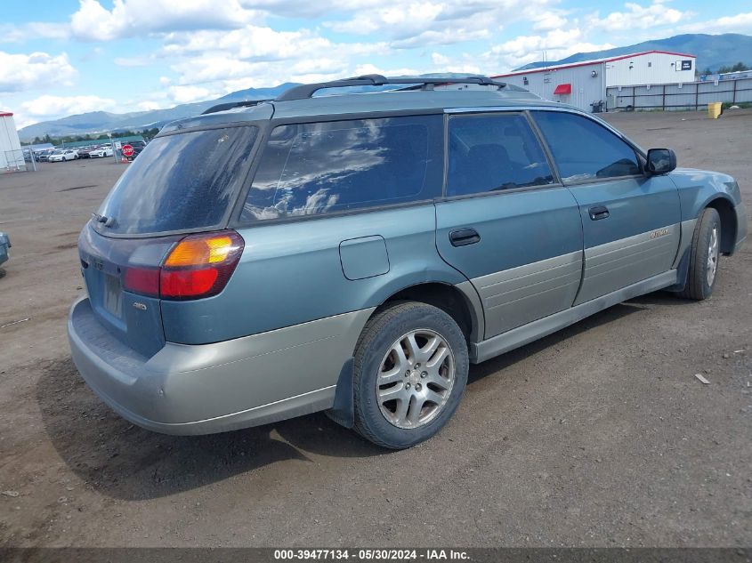 2002 Subaru Outback VIN: 4S3BH675527639801 Lot: 39477134