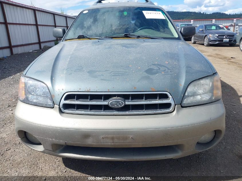 2002 Subaru Outback VIN: 4S3BH675527639801 Lot: 39477134