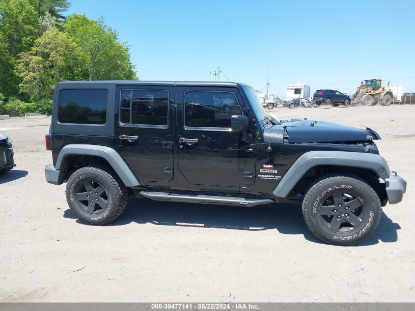 2014 Jeep Wrangler Unlimited Sport VIN: 1C4BJWDG9EL309584 Lot: 39477141