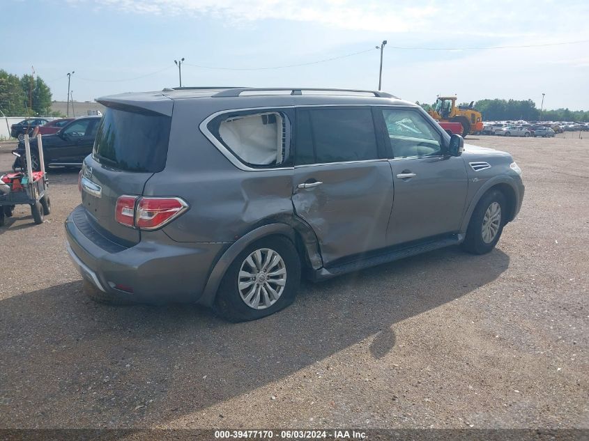 2018 Nissan Armada Sv VIN: JN8AY2ND0JX000114 Lot: 39477170