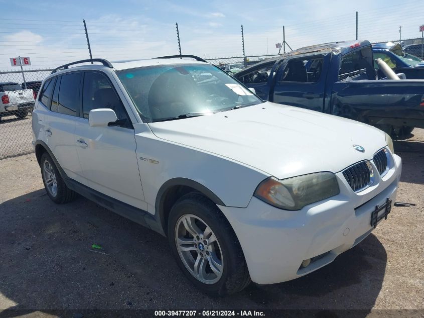 2006 BMW X3 3.0I VIN: WBXPA93456WG92332 Lot: 39477207