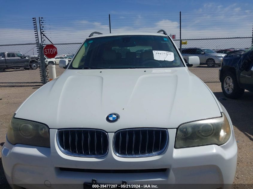 2006 BMW X3 3.0I VIN: WBXPA93456WG92332 Lot: 39477207