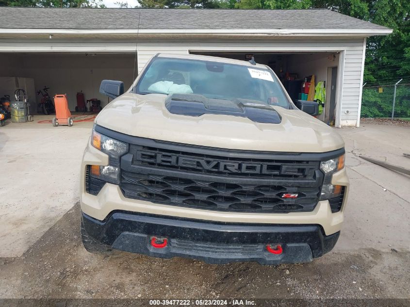 2022 Chevrolet Silverado 1500 4Wd Short Bed Custom Trail Boss VIN: 3GCPDCED7NG689750 Lot: 39477222