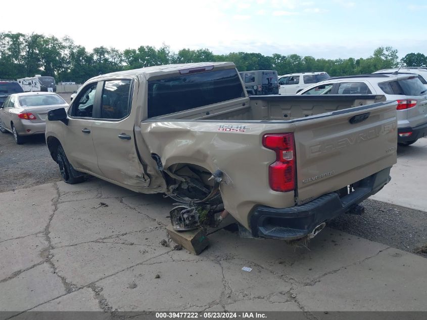 2022 Chevrolet Silverado 1500 4Wd Short Bed Custom Trail Boss VIN: 3GCPDCED7NG689750 Lot: 39477222