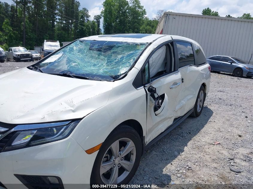 2018 Honda Odyssey Ex-L VIN: 5FNRL6H77JB081116 Lot: 39477229