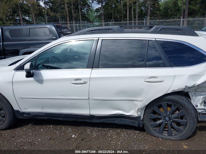 2016 Subaru Outback 2.5I Limited VIN: 4S4BSANC0G3348770 Lot: 39477249