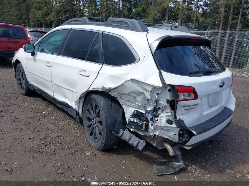 2016 Subaru Outback 2.5I Limited VIN: 4S4BSANC0G3348770 Lot: 39477249