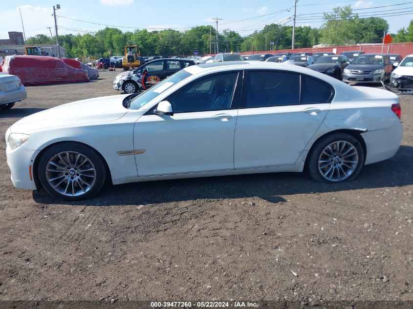 2010 BMW 750I VIN: WBAKA8C5XACY36018 Lot: 39477260