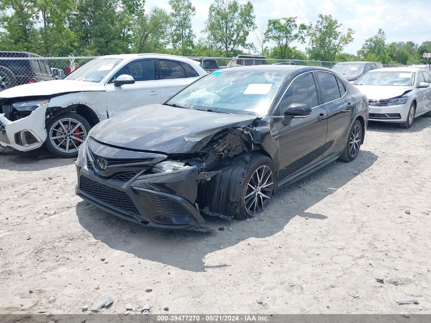 2021 Toyota Camry Se VIN: 4T1S11AK2MU615090 Lot: 39477270